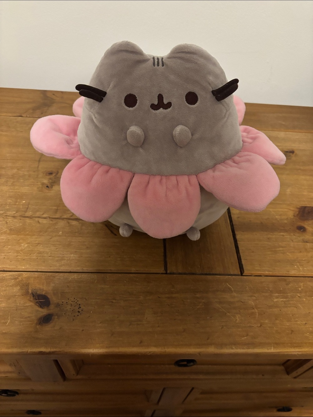 Pusheen in a tulip stuffed animal